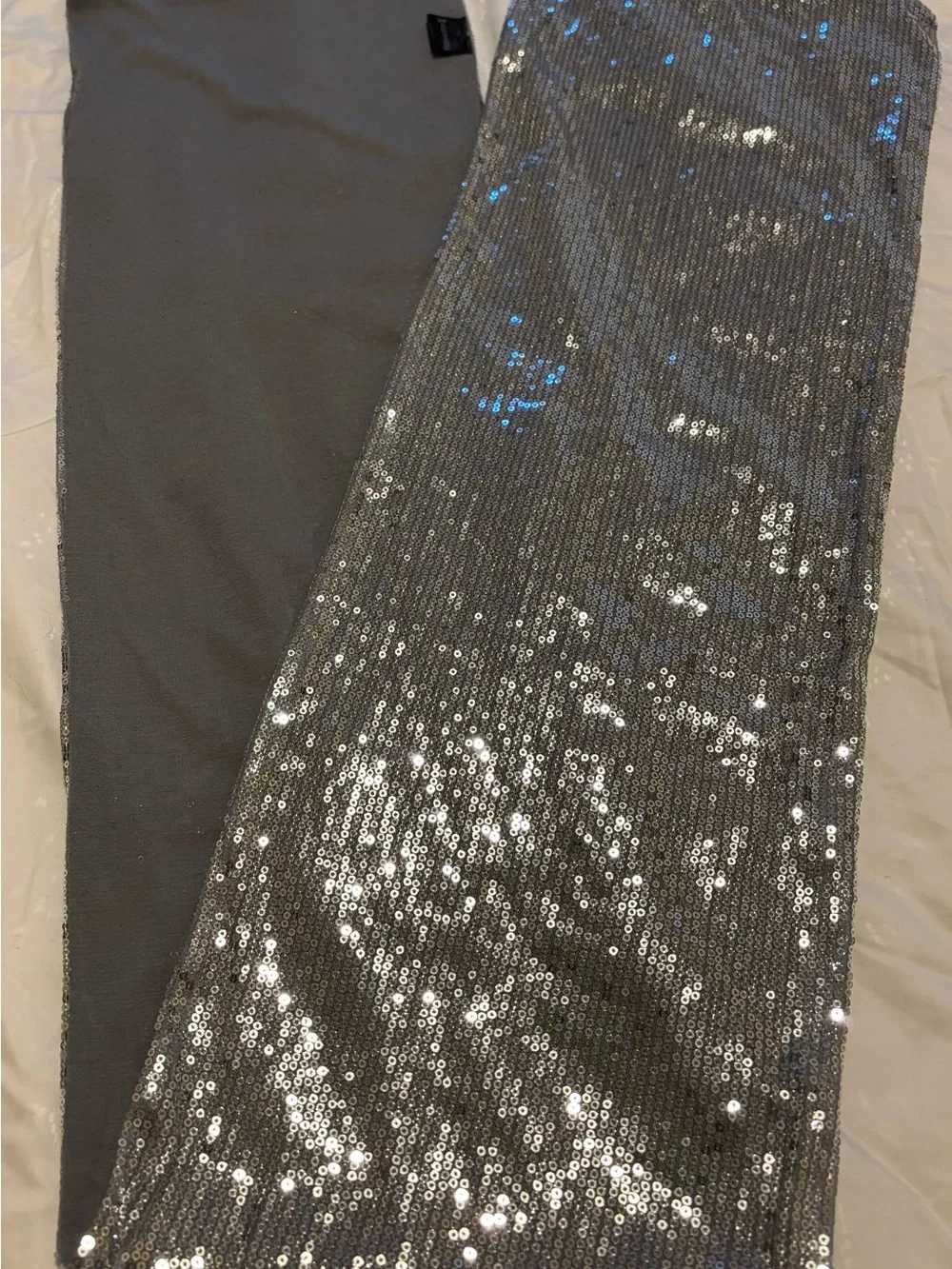 Remington Silver Sequin Evening Scarf Shawl Formal Party Wrap Glam One Size